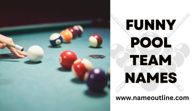 Funny Pool Team Names