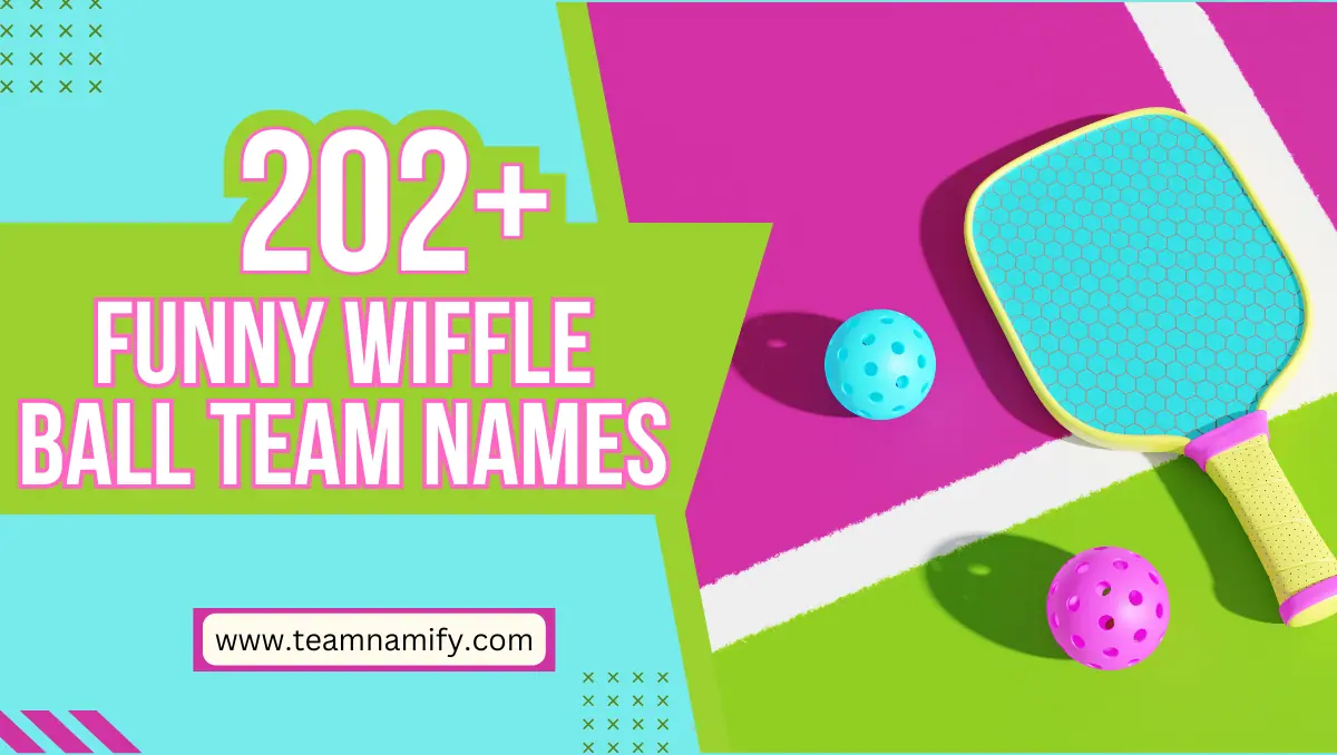 Funny Wiffle Ball Team Names