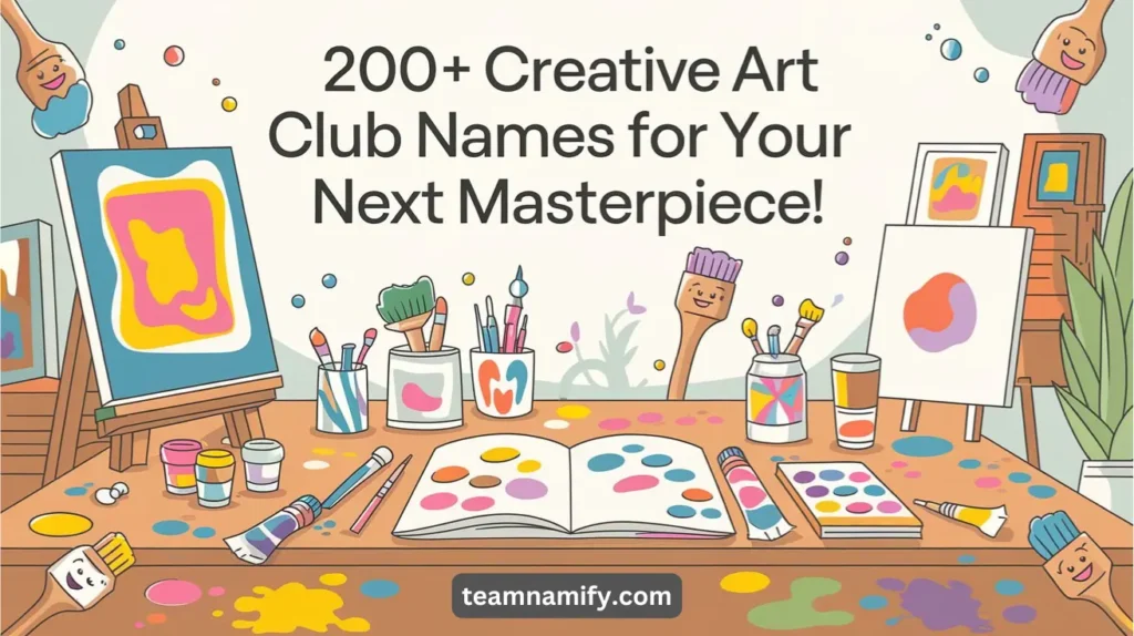 200+ Creative Art Club Names for Your Next Masterpiece!