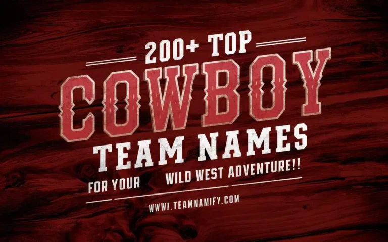 Cowboy Team Names