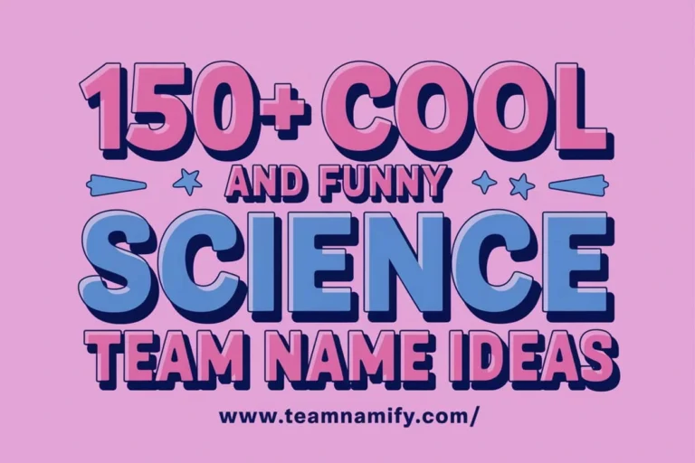 science team names