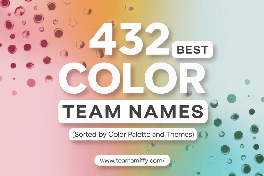 color team names