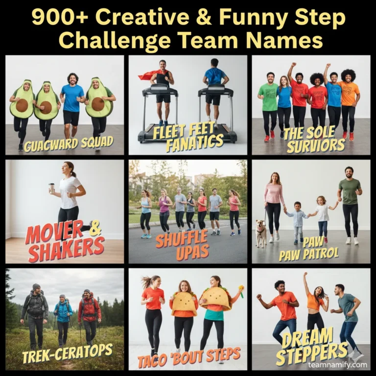 step challenge team name