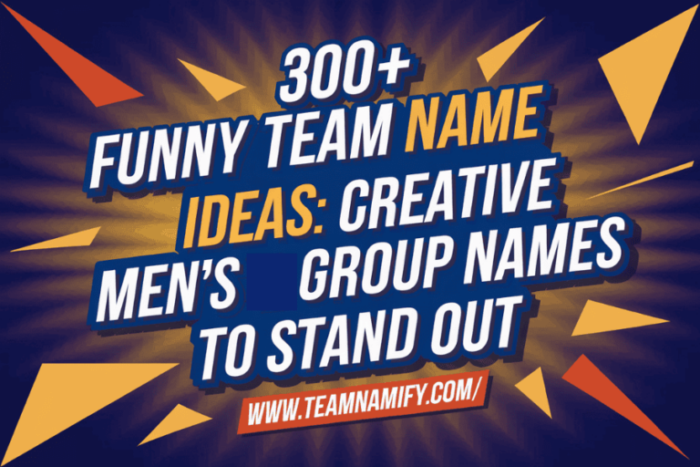 men's group names