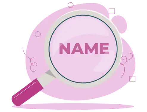 Name Outline Hero Section Image -