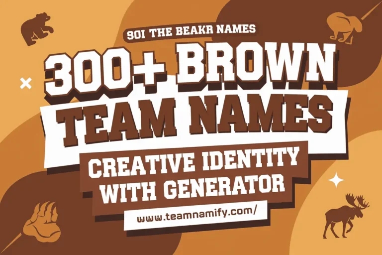 brown team names