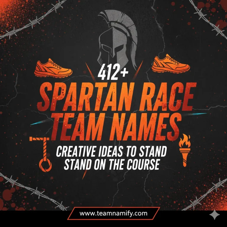 Spartan Race team names