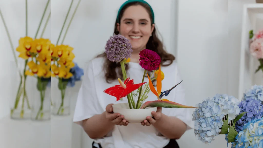 autism - a girl presenting her drawing