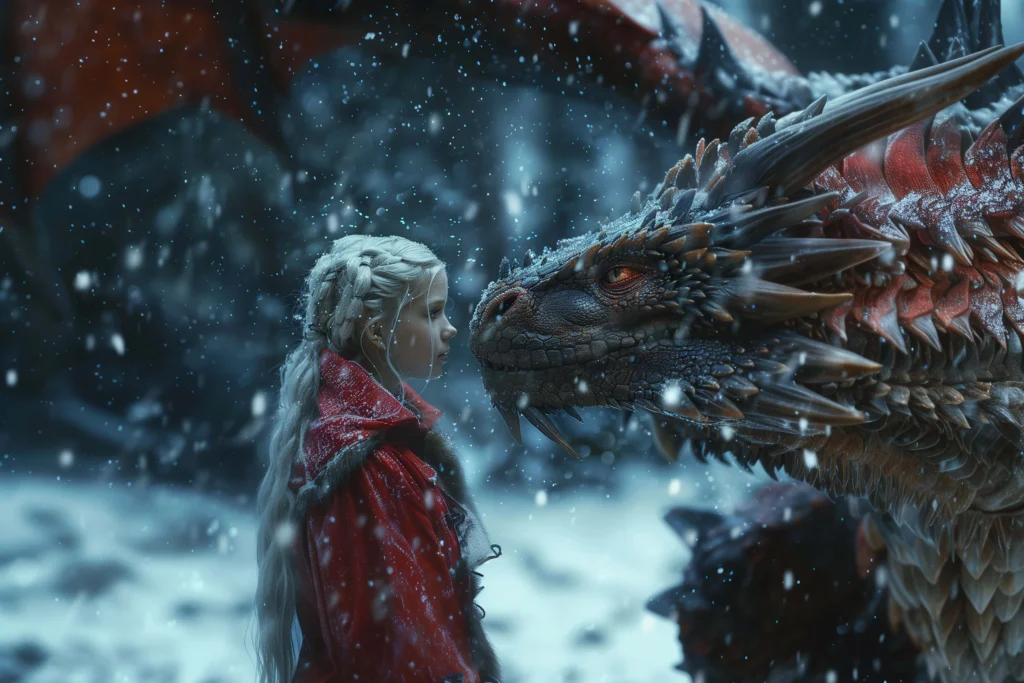 woman with dragon - Game of Thrones