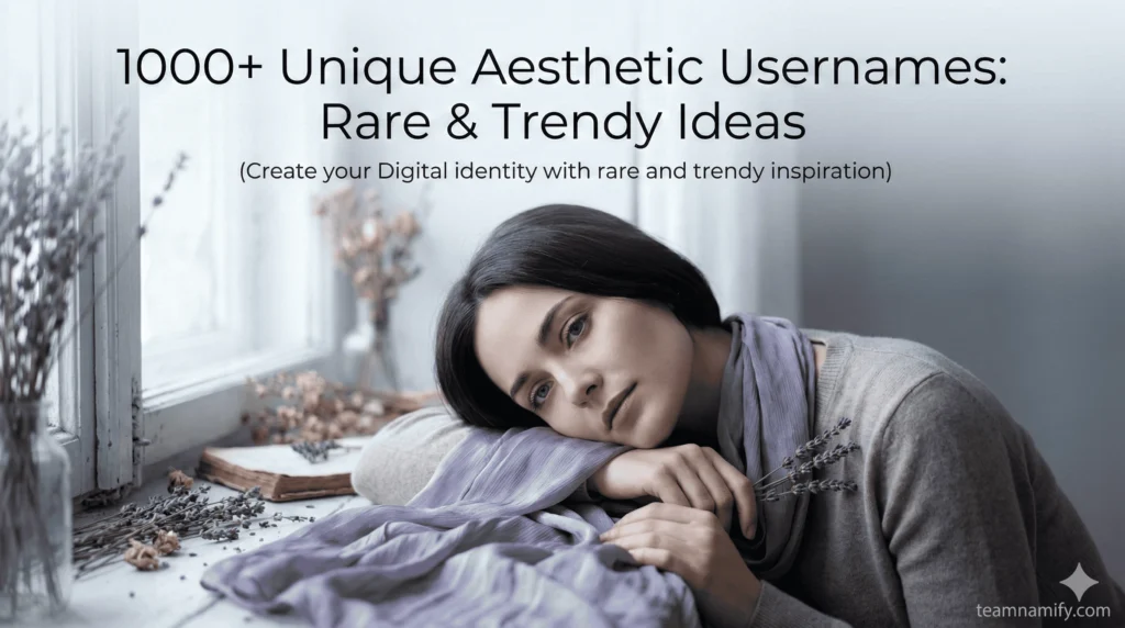 1000+ Unique Aesthetic Usernames: Rare & Trendy Ideas 15 aesthetic usernames