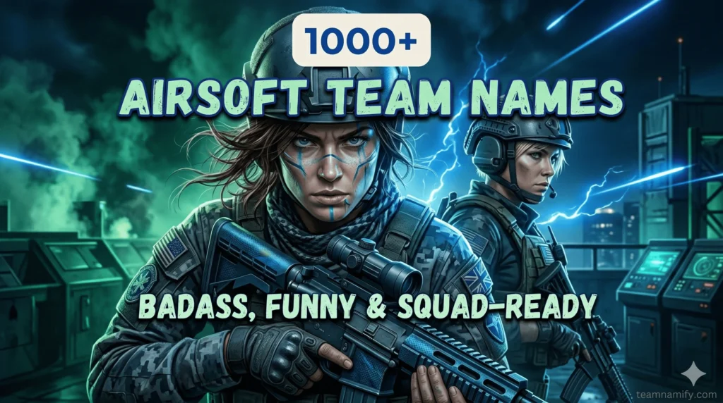 1000+ Airsoft Team Names: Badass, Funny & Squad-Ready 19 airsoft team names