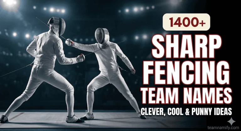 fencing team names