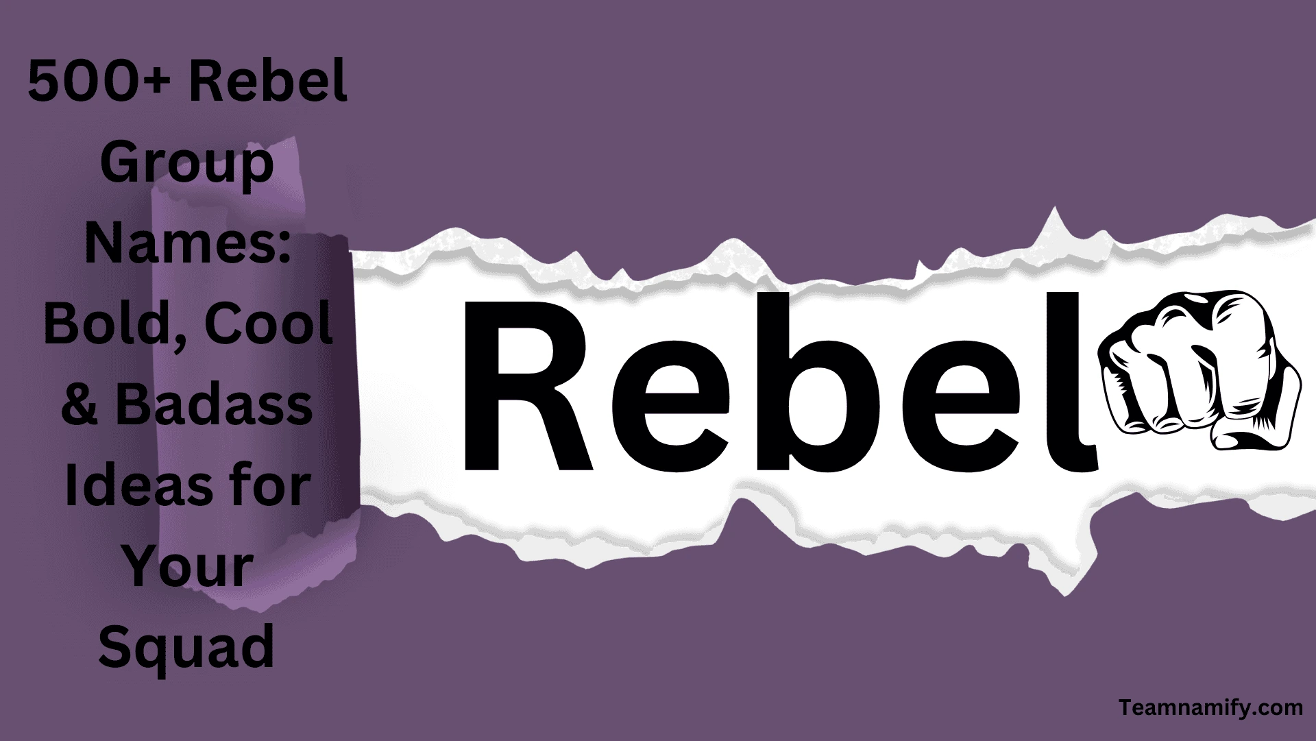 rebel group names