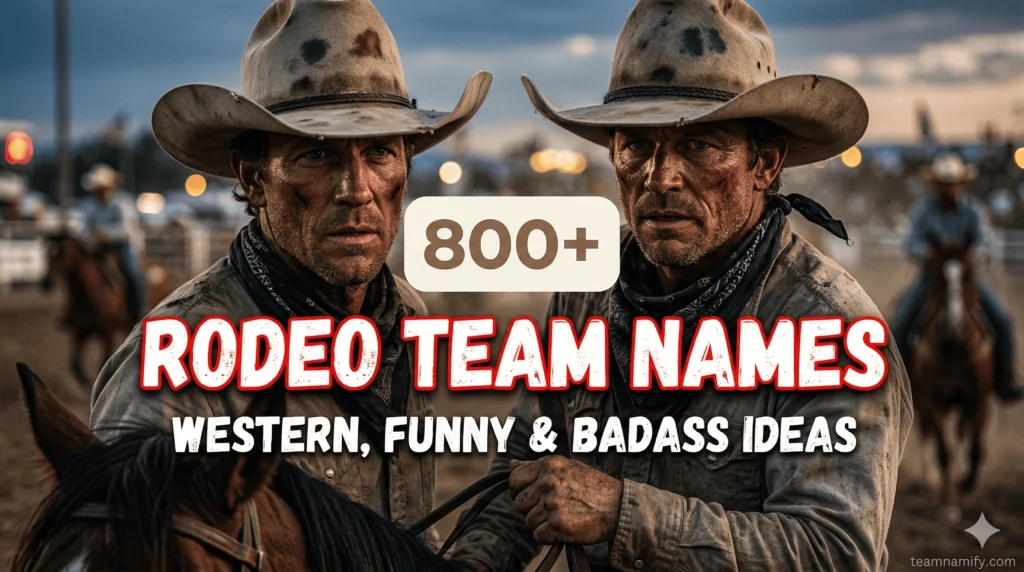 800+ Rodeo Team Names: Western, Funny & Badass Ideas 20 rodeo team names